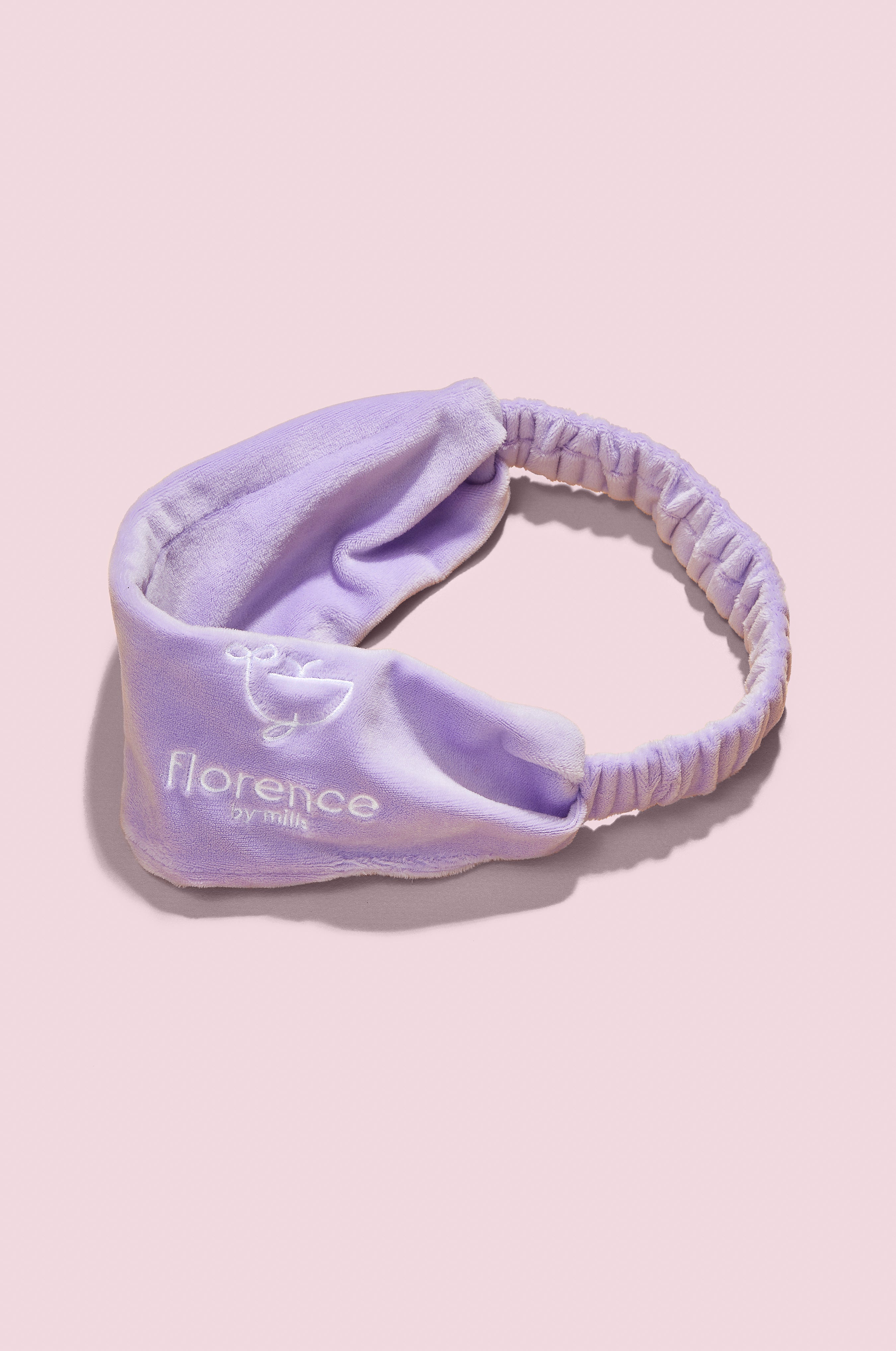 Fuzzy Skincare Purple Headband | florence by mills