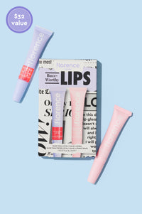 Buzz-Worthy Lips Skincare Set from Florence by Mills by Millie Bobby Brown