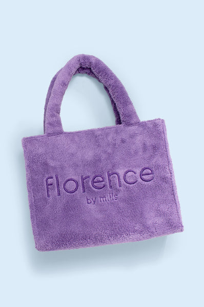 Mills Fuzzy Tote Bag florence by mills beauty
