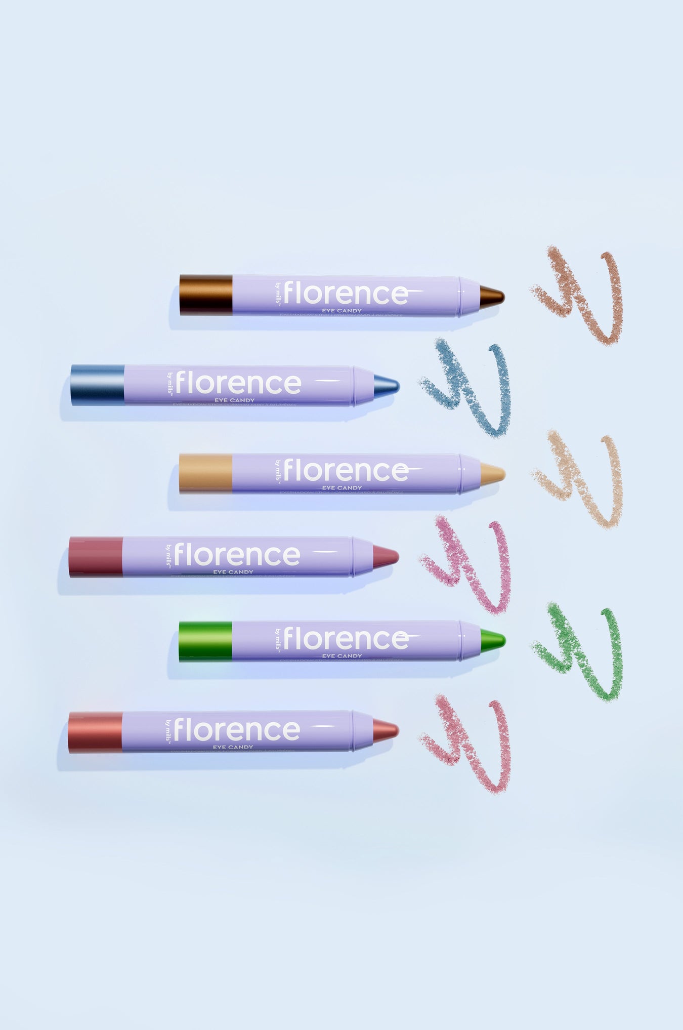eyeshadow sticks from Florence by Mills by Millie Bobby Brown