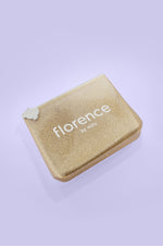 gold sparkle bag from Florence by Mills by Millie Bobby Brown