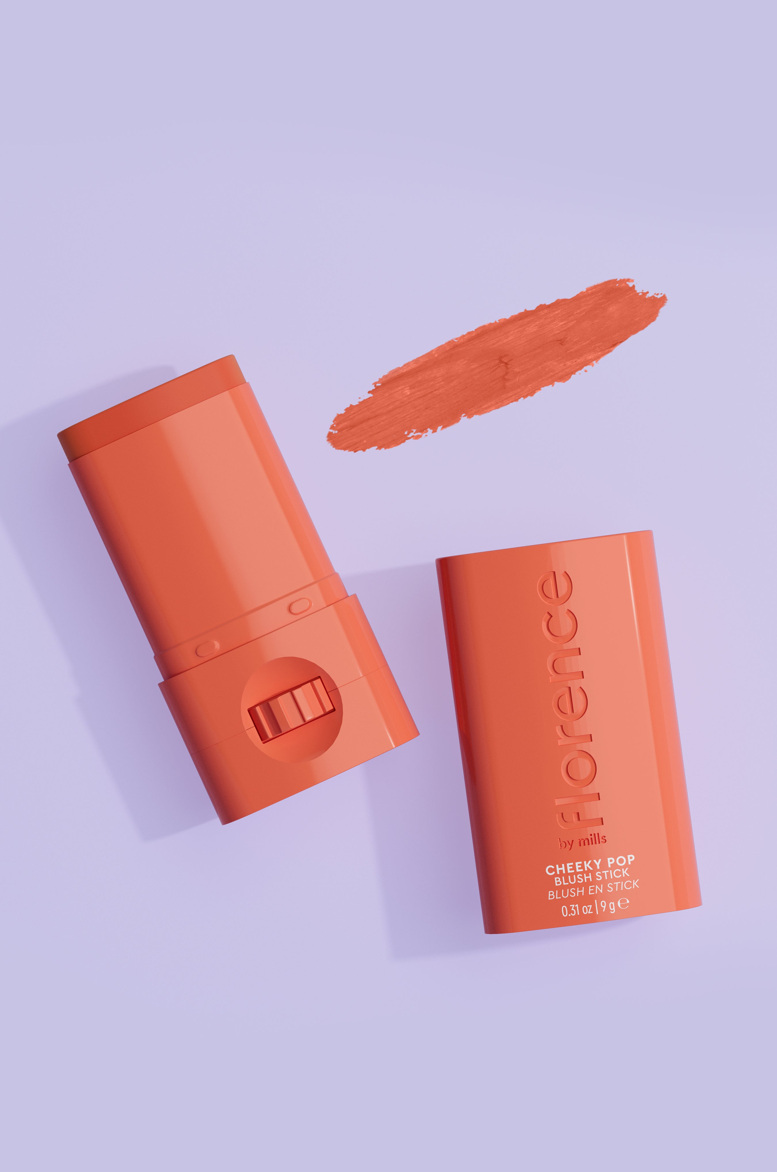 Blush outlet on stick